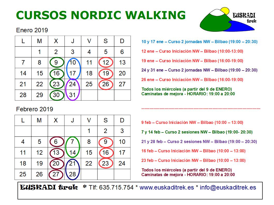 nordic walking o marcha nórdica